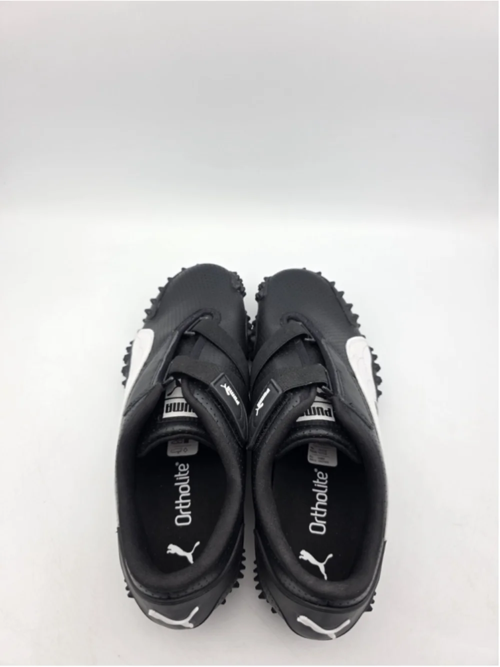 PUMA Mostro Perforated Leather Pack Black/White 397331-02 Men's Size 9